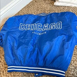 Blue women’s varsity  Jacket size SMALL